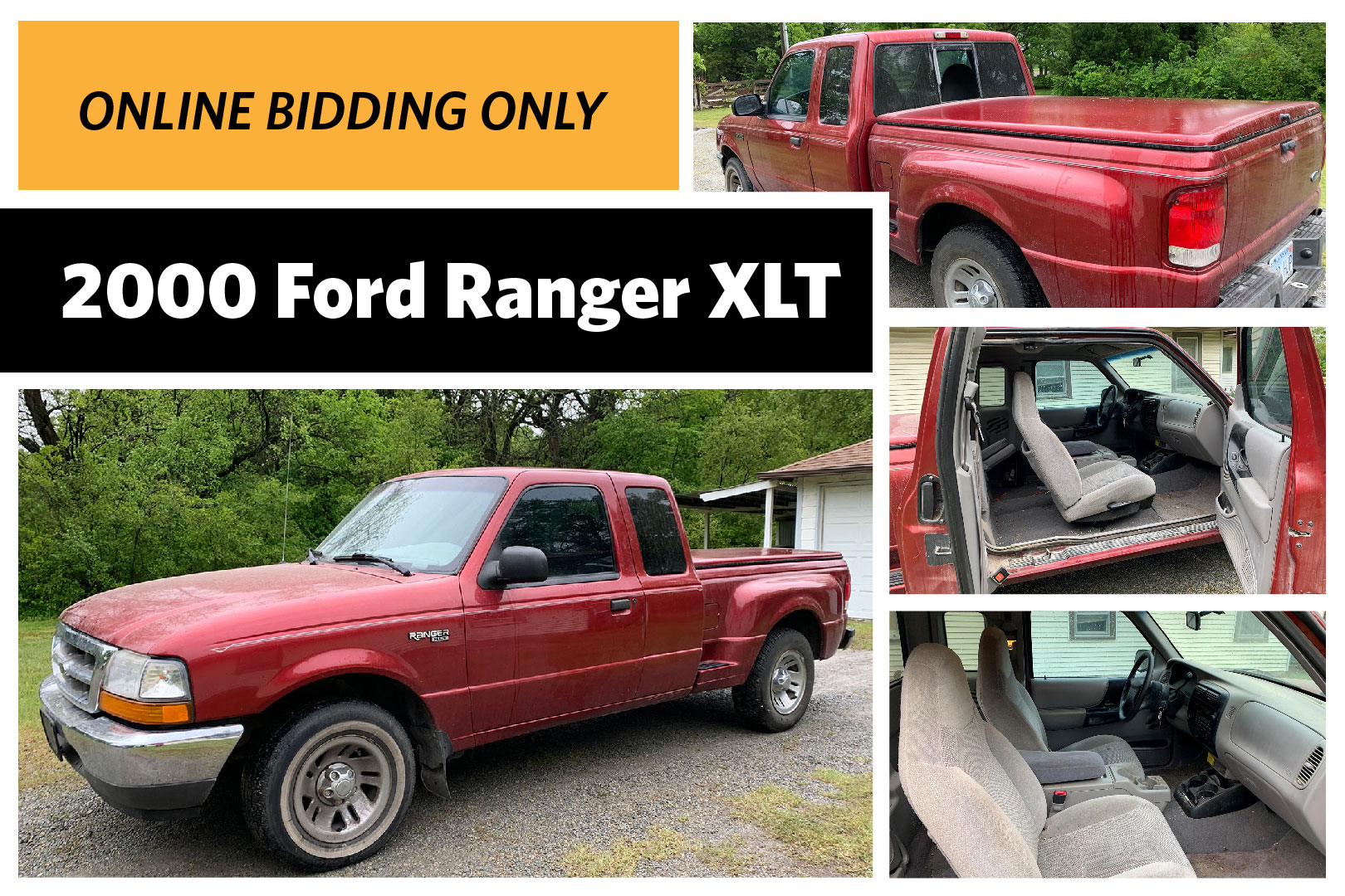 2000 Ford Ranger XLT Pickup, 2159 S. 159th St. E., Wichita, KS 67230